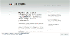 Desktop Screenshot of fightcopyrighttrolls.com